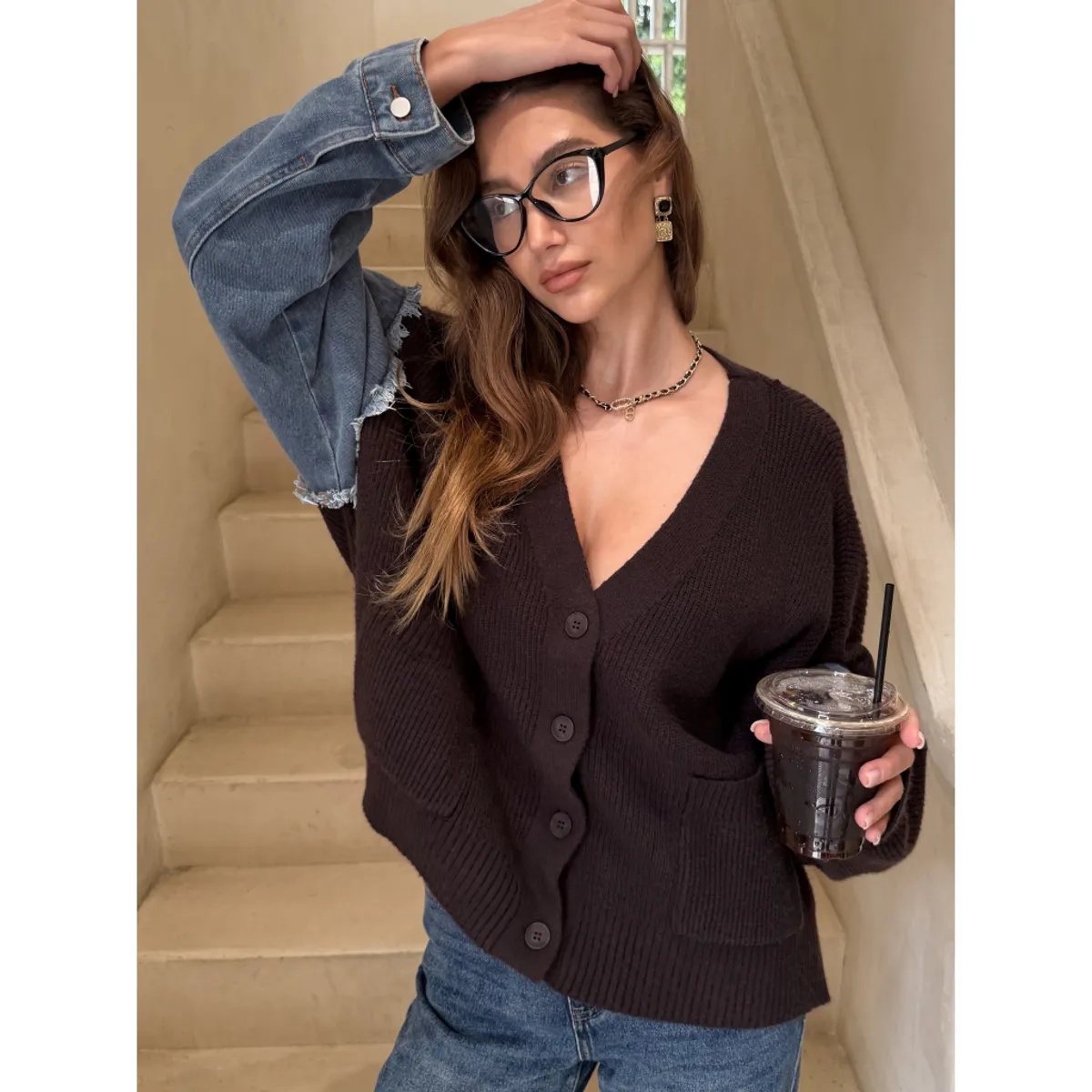 DENIM KNIT
