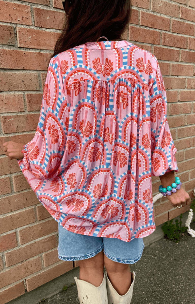 SUSANNE BLOUSE PALM PINK