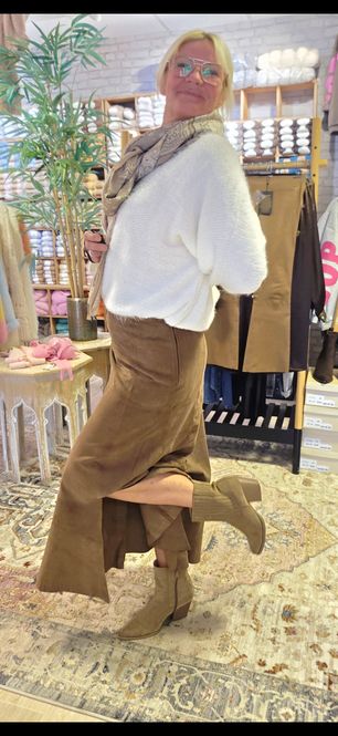 Hovedbilde NAOMI SUEDE LONG SKIRT 
